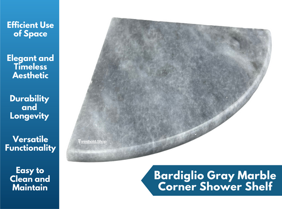 Bardiglio Corner Shelf