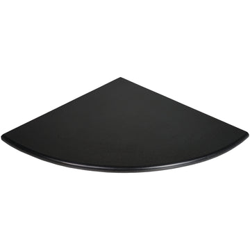 18 Inch Absolute Black Granite Corner Shower Seat