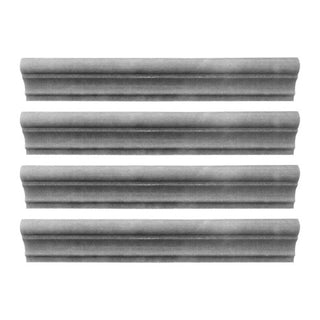 Bardiglio Gray Marble Crown Molding Honed