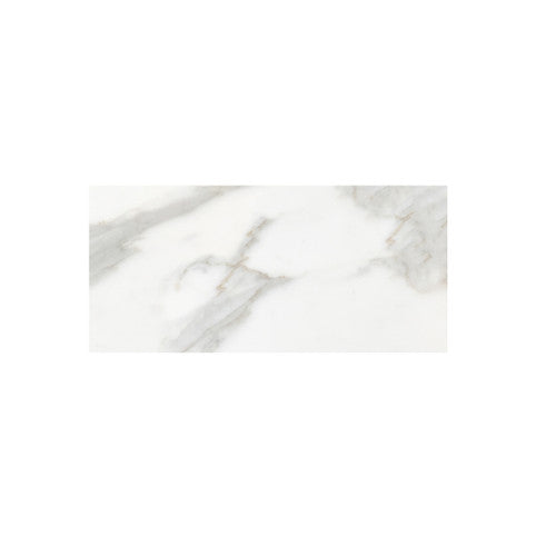 3x6 Calacatta Gold Italian Marble Subway Tile Polished