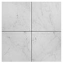 Carrara White Italian Marble 6" x 6" Tile Honed