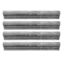 Bardiglio Gray Marble Ogee 1 Chairrail Molding Polished