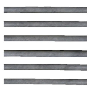 Bardiglio Gray Marble Bullnose Pencil Molding Honed