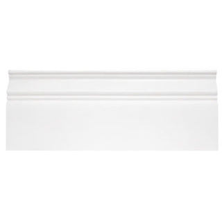 Bianco Dolomite Marble Baseboard Molding Polished