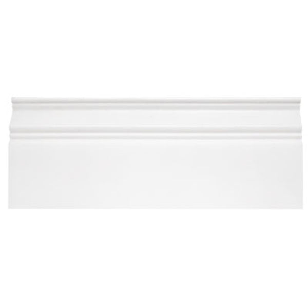 Bianco Dolomite Marble Baseboard Molding Polished