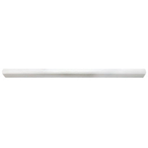 Bianco Dolomite Marble Bullnose Pencil Molding Honed