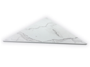 Calacatta Engineered Marble Triangular Shower Corner Seat-1