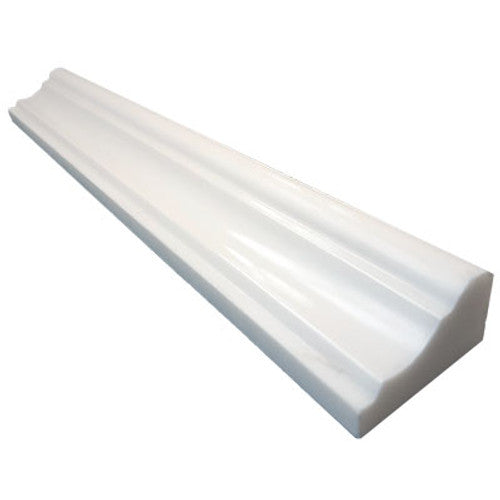 Bianco Dolomite Marble Crown Molding Honed