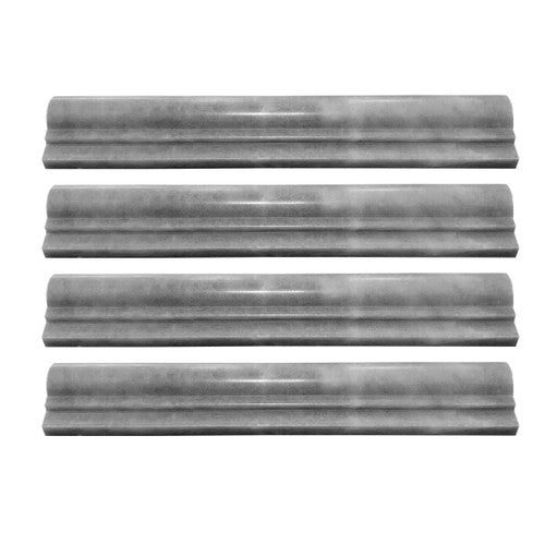 Bardiglio Gray Marble Ogee 1 Chairrail Molding Honed