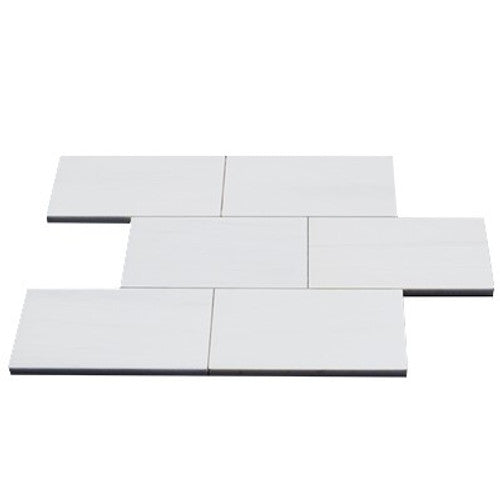 6x12 Bianco Dolomite Marble Subway Tile Polished