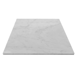 Carrara White Italian Marble 12" x 12" Tile Honed