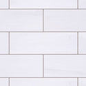 3x9 Bianco Dolomite Marble Subway Tile Honed