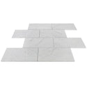 Carrara White Italian Marble 6" x 12" Subway Tile Polished