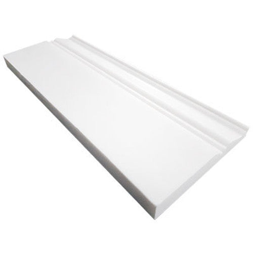 Bianco Dolomite Marble Baseboard Molding Honed