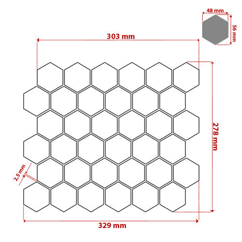 Carrara White Italian Marble 2" Hexagon Mosaic Tile Honed