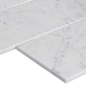 Carrara White Italian Marble 6" x 12" Subway Tile Polished