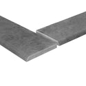 Bardiglio Gray Marble 4x12 Bullnose Trim Tile Honed