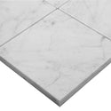 Carrara White Italian Marble 6" x 6" Tile Polished