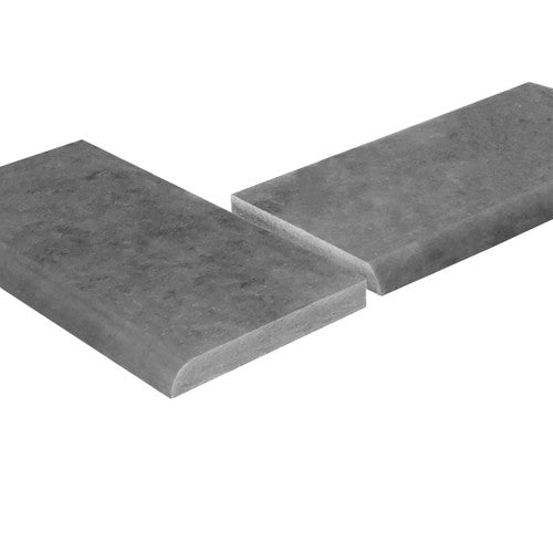 Bardiglio Gray Marble 3" x 6" Bullnose Trim Tile Polished