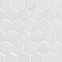 Bianco Dolomite Marble 1" Hexagon Mosaic Tile Polished