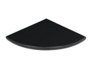 9 Inch Super Black Engineered Marble Corner Shower Shelf
