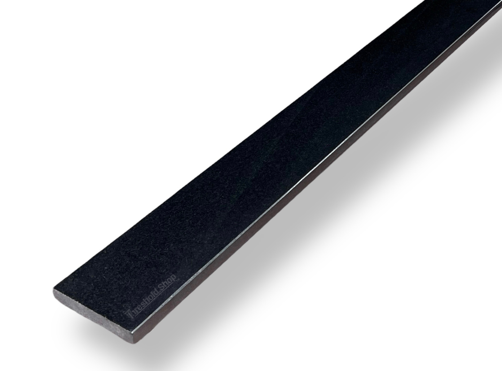 Custom Size | Absolute Black Granite Threshold Eased Edge