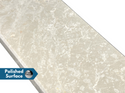 Botticcino Marble Threshold, Double Bevel Design, Polished Surface