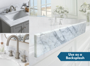 Backsplash Italian White Carrara Marble Threshold Eased Edge-2