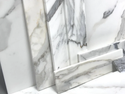 Choose your size Custom Calacatta Gold Marble Slab, Right profile