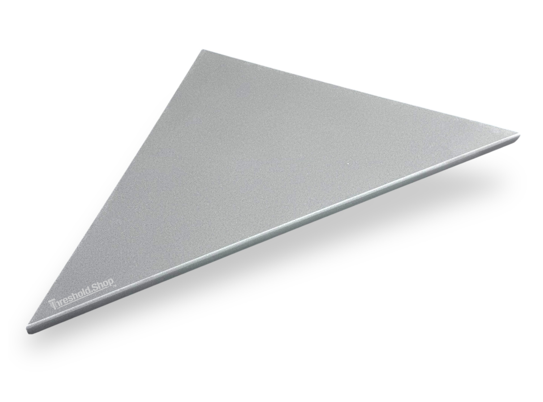 Concrete Gray Engineered Marble Triangular Shower Corner Seat | The ...