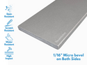 Concrete Gray Engineered Marble Threshold, Eased Edge, description of the material strength