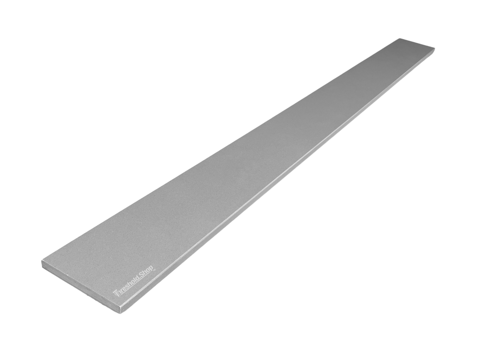 Custom Size Concrete Gray Engineered Marble Threshold, Eased Edge