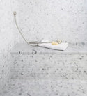 Custom Size Shower Bench Seat White Carrara Marble, real-life Visualization in a bathroom