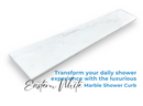 Custom Size | Eastern White Marble Threshold | Polished-4
