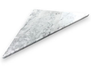 Carrara Marble Triangular Shower Corner Seat