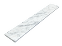 Backsplash Italian White Carrara Marble Threshold Eased Edge