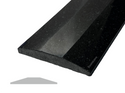 Solid Black Polished Granite Threshold Double Hollywood