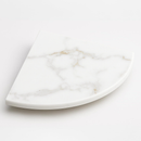 9 Inch Calacatta Gold Engineered Marble Corner Shower Shelf-1
