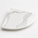 9 Inch Calacatta Engineered Marble Corner Shower Shelf-1
