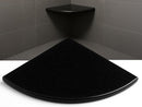 18 Inch Absolute Black Granite Corner Shower Seat-1