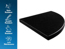 18 Inch Absolute Black Granite Corner Shower Seat-6
