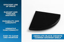 9 Inch Absolute Black Granite Corner Shower Shelf-4