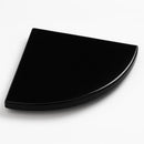 9 Inch Super Black Engineered Marble Corner Shower Shelf-1