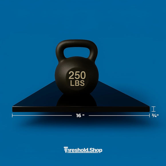 Super Black Engineered Marble Triangular Shower Corner Seat