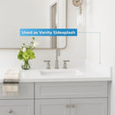 Super White Engineered Marble Eased Edge Backsplash-3
