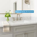 Backsplash Italian White Carrara Marble Threshold Eased Edge-2