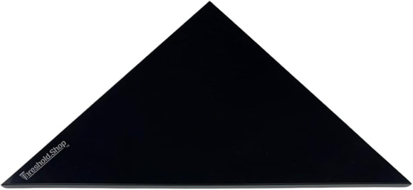 Super Black Engineered Marble Triangular Shower Corner Seat