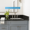 Absolute Black Polished Granite Eased Edge Backsplash-3